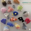 Mini plush keychains