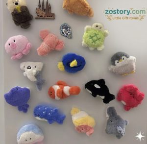 Mini plush keychains